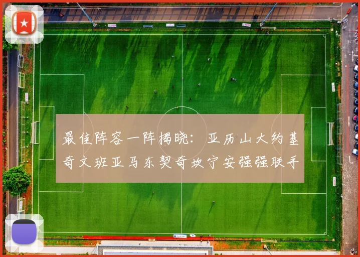 最佳阵容一阵揭晓：亚历山大约基奇文班亚马东契奇坎宁安强强联手